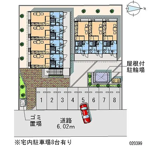 敦賀市櫛林 月極駐車場
